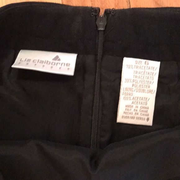 Liz Claiborne black pencil skirt - Picture 2 of 2